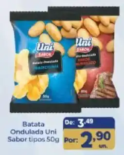 Shibata Supermercados Batata ondulada uni sabor tipos oferta