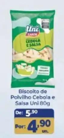 Shibata Supermercados Biscoito de Polvilho Cebola e Salsa Uni oferta
