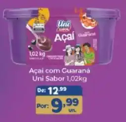 Shibata Supermercados Açaí com Guaraná Uni Sabor oferta