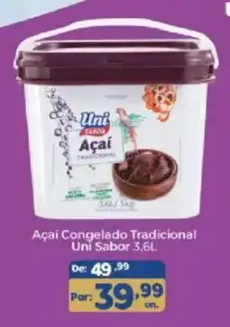 Shibata Supermercados Açaí Congelado Tradicional Uni Sabor oferta