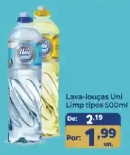 Shibata Supermercados Lava-louças Uni Limp tipos oferta
