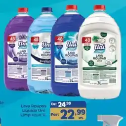 Shibata Supermercados Lava Roupas Líquido Uni Limp tipos oferta