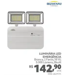Telhanorte Luminária led emergência oferta