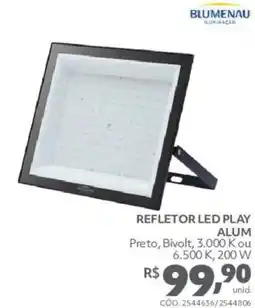 Telhanorte refletor led play alum oferta