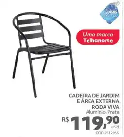 Telhanorte cadeira de jardim e área externa roda viva oferta
