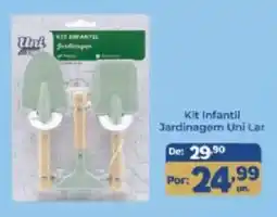 Shibata Supermercados Kit infantil jardinagem uni lar oferta