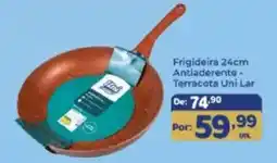 Shibata Supermercados Frigideira 24cm Antiaderente - Terracota Uni Lar oferta