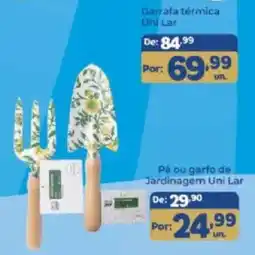 Shibata Supermercados Pá ou garfo de Jardinagem Uni Lar oferta