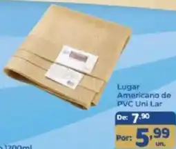 Shibata Supermercados Lugar Americano de PVC Uni Lar oferta