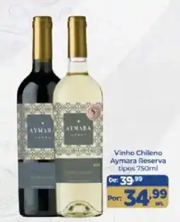 Shibata Supermercados Vinho chileno aymara reserva tipos oferta