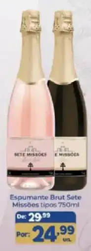 Shibata Supermercados Espumante brut sete missões tipos oferta