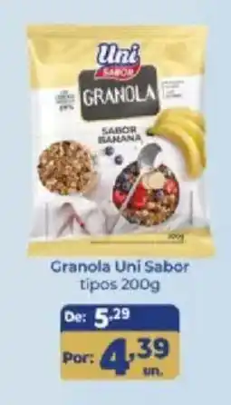 Shibata Supermercados Granola uni sabor tipos 200g oferta