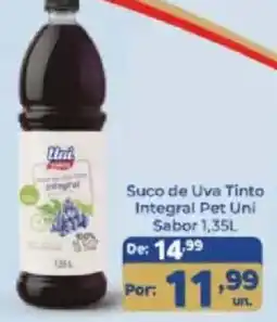 Shibata Supermercados Suco de Uva Tinto Integral Pet Uni oferta