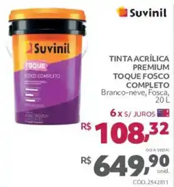 Telhanorte Suvinil tinta acrílica premium toque fosco completo oferta