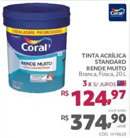 Telhanorte Tinta acrílica standard rende muito oferta