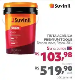Telhanorte Tinta acrílica premium toque oferta