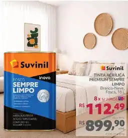 Telhanorte Suvinil tinta acrílica premium sempre limpo oferta