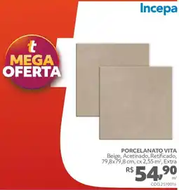 Telhanorte porcelanato vita oferta