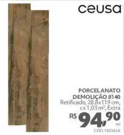 Telhanorte Porcelanato demolição 8140 oferta