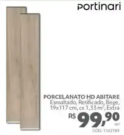 Telhanorte porcelanato hd abitare oferta