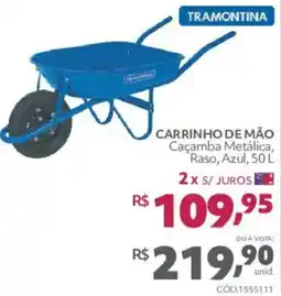 Telhanorte Carrinho de mão oferta