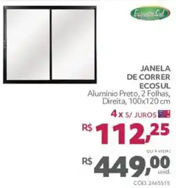 Telhanorte Janela de correr ecosul oferta