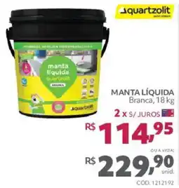 Telhanorte Manta líquida branca oferta
