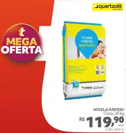 Telhanorte Nivela rápido quartzolit oferta