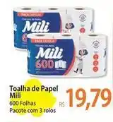 Atacadão Mili - toalha de papel oferta