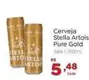 Novo Atacarejo Stella artois - cerveja pure gold oferta