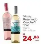 Novo Atacarejo Concha y toro - vinho reservado oferta
