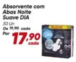 Dia Dia - absorvente com abas noite suave oferta