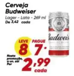 Dia Budweiser - cerveja oferta