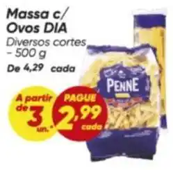 Dia Dia - massa c/ovos oferta