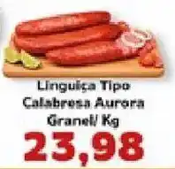 Supermercados Tauste Linguiça Tipo Calabresa Aurora oferta