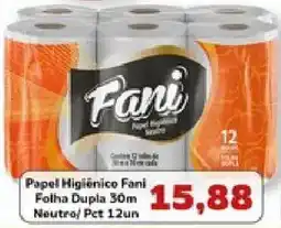 Supermercados Tauste Papel Higiênico Fani Folha Dupla 30m Neutro oferta