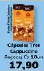 Supermercados Tauste Cápsulas Tres Cappuccino oferta