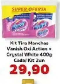 Supermercados Tauste Kit Tira Manchas Vanish Oxi Action + Crystal White oferta
