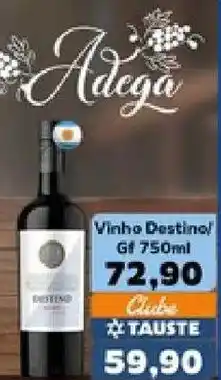 Supermercados Tauste Vinho Destino oferta