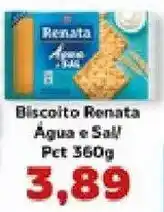 Supermercados Tauste Biscoito renata água e sal oferta