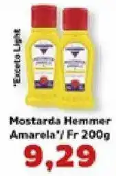 Supermercados Tauste Mostarda hemmer amarela oferta