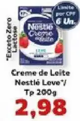 Supermercados Tauste Creme de Leite Nestlé Love'Y oferta