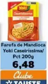 Supermercados Tauste Farofa de Mandioca Yoki Caseiríssima oferta