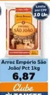 Supermercados Tauste Arroz Empório São João oferta