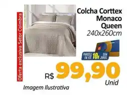 Hiper Moreira Colcha corttex monaco queen oferta