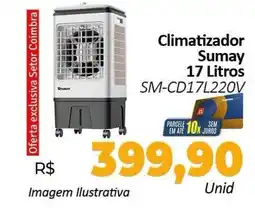 Hiper Moreira Climatizador Sumay 17 Litros oferta