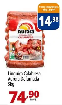 Akki Atacadista Linguiça calabresa aurora defumada oferta