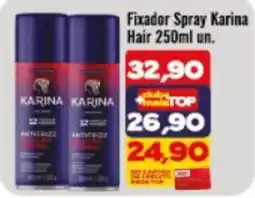 Rede Top Fixador spray karina hair oferta