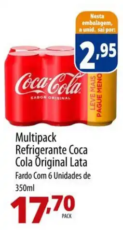 Akki Atacadista Multipack refrigerante coca cola original lata oferta