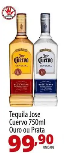 Akki Atacadista Tequila Jose Cuervo Ouro ou Prata oferta